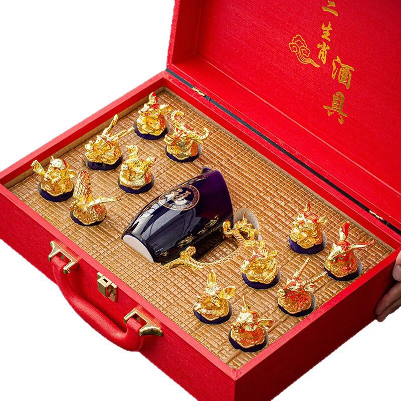 Керамический набор для вина Deou Xingguang с головами животных Зодиака