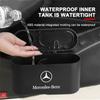 New Hanging Car Trash Can Auto Emblem Garbage Box Accessories For Mercedes Benz AMG W205 W204 W203 W211 GLC GLE CLA W212 W213 W201 W210 W124