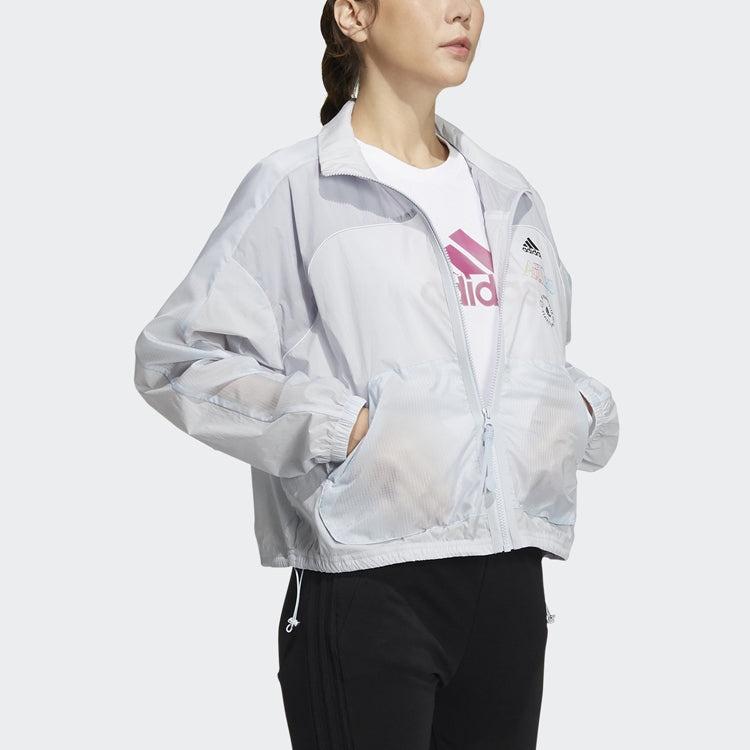 (WMNS) adidas Track Top 'White' Women's HA3638