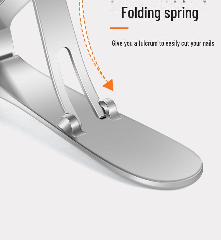 Кусачки для ногтей с большим раскрытием и наклоном - ножницы из нержавеющей стали для удаления пудры