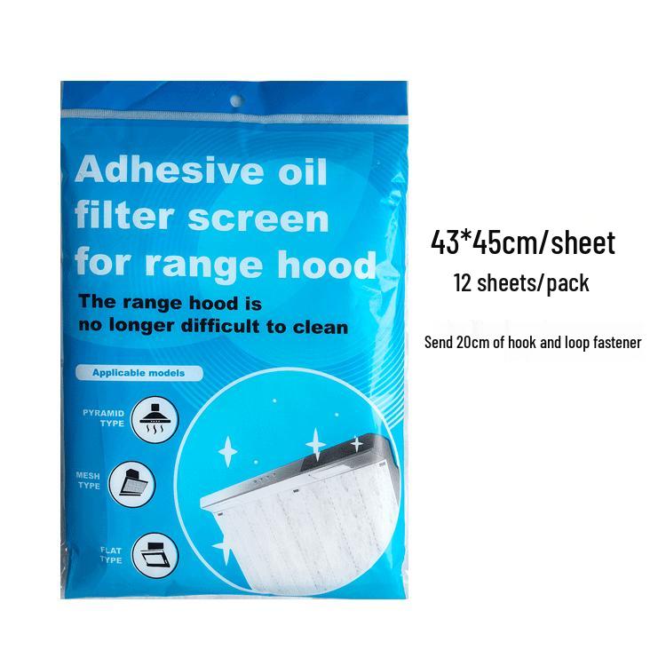 Одноразовая кухонная хлопковая бумага для впитывания масла - Толстые, маслостойкие наклейки для вытяжки.