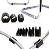 Tubing Caps Floor Protector Floor Glides Tube Rear Pad Chair Leg Pad Stool Pipe Clamp Damper