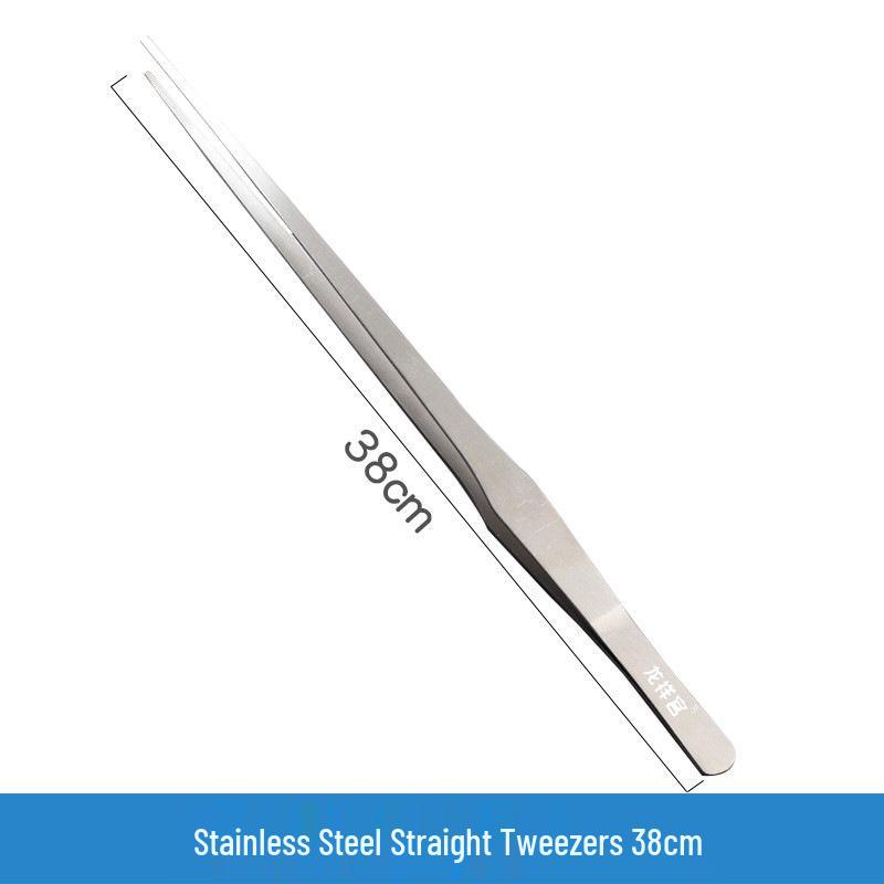 Longxiang Palace Aquarium Landscaping Set: Stainless Steel Tweezers, Feeding Tongs, and Wave Scissors for Aquatic Plants in Fish Tanks