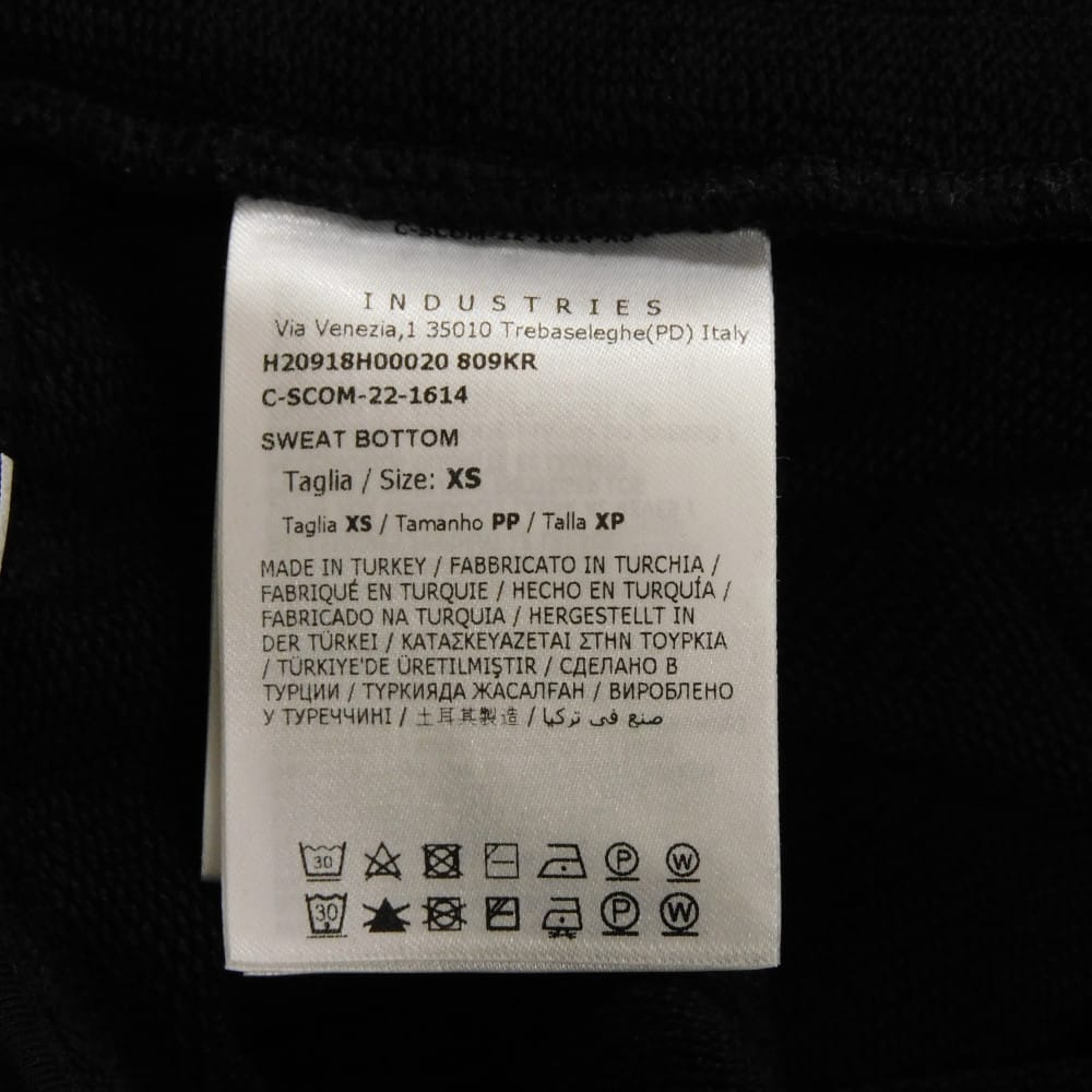Used Truck Sweat Shogger 12262 8H00020 809KR 51178 XS Drawstring RFID IC Chip Logo Patch Cotton Black Men's from Japan