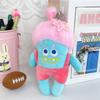 Adorable Fluffy Plush Keychain Doll Cute Cartoon Character For Girls And Students
