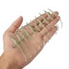 10pcs Durable Luminous Silicone Fish Eel Lure Artificial Soft Bait Worm Barbed Hook Lead Jig Head