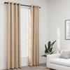 VidaXL Blackout Curtains Linen Look with Eyelets 2pcs Beige 140x245cm