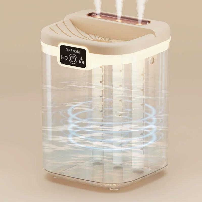Humidificador de aire portátil USB para hogar u oficina, difusor de niebla silencioso y compacto
