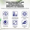 4 in 1 CO Gas Detector Plug-in Carbon Monoxide & Natural Gas Leak Alarm Temperature Humidity Monitor Home Safety Alarm Sensor