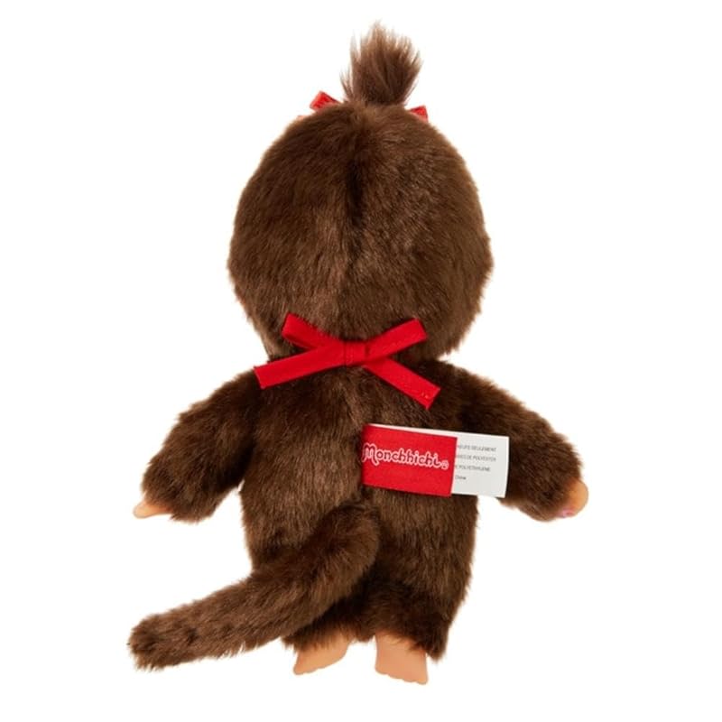 Sekiguchi Monchhichi Премиум Стандарт Маленькая Коричневая Девочка 251094 В21.5 x Ш13 x Г7.5см
