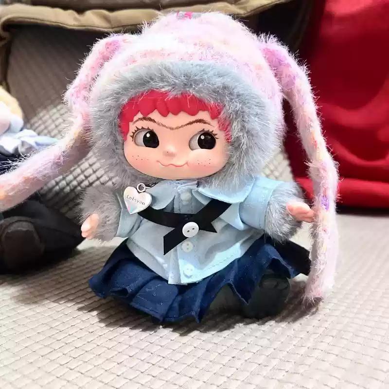 Одежда для куклы 20 см в стиле рок, креативный дизайн, модная и забавная, милая одежда Wakuku для вечеринки, игрушки для кукол, виниловая одежда для кукол