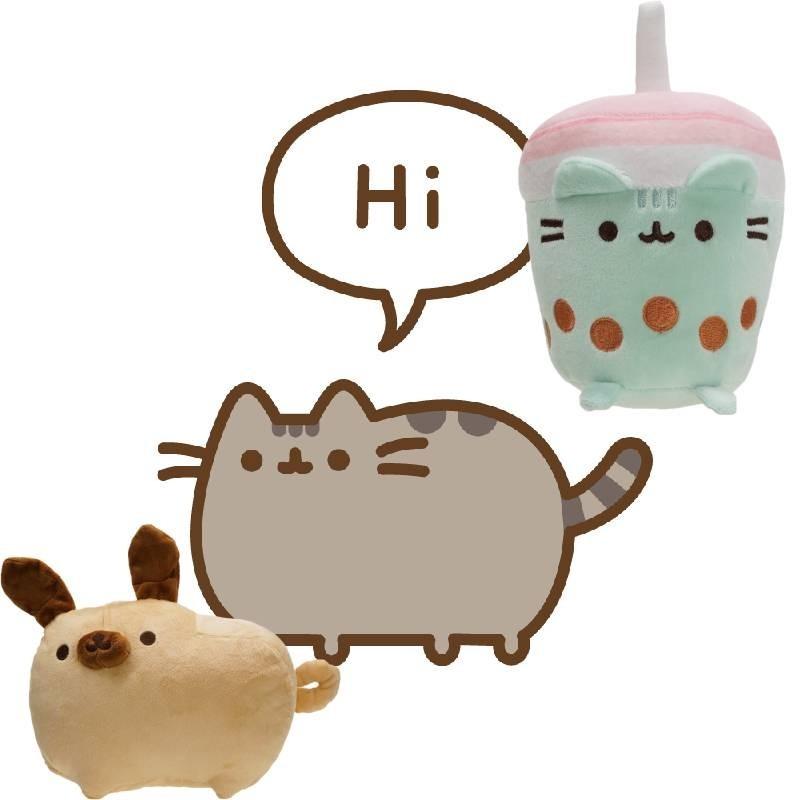 Милый серый толстый кот плюшевая игрушка кукла мягкая игрушка сувенир мультяшный персонаж 20 см