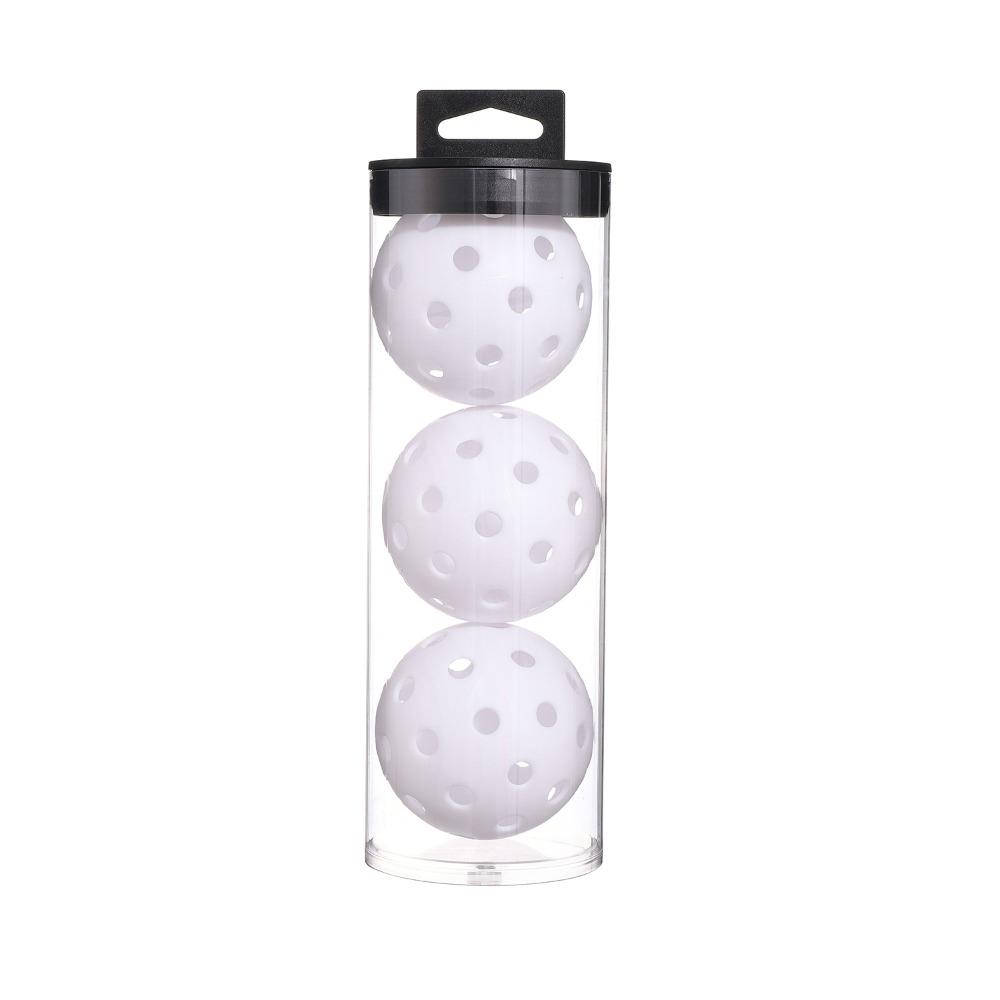Clear Cylindrical 40 Holes Pickleball Storage Tube Pickleball Training Ball Tournament Play
