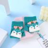 Fingerless Knitting Mittens Thick Mitten Lovely Kids Gloves  Baby Kids