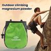 Сумка для мела для скалолазания с регулируемым ремешком, большая вместимость, водонепроницаемая портативная сумка для скалолазания на шнурке, контейнер для мела