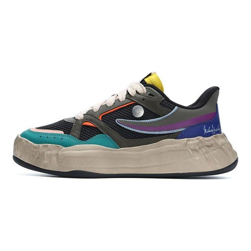 Коллаборация Mihara Yasuhiro X Fila Ретро Универсальные Низкие Повседневные Кроссовки Мужские Черные F12M224103FBO