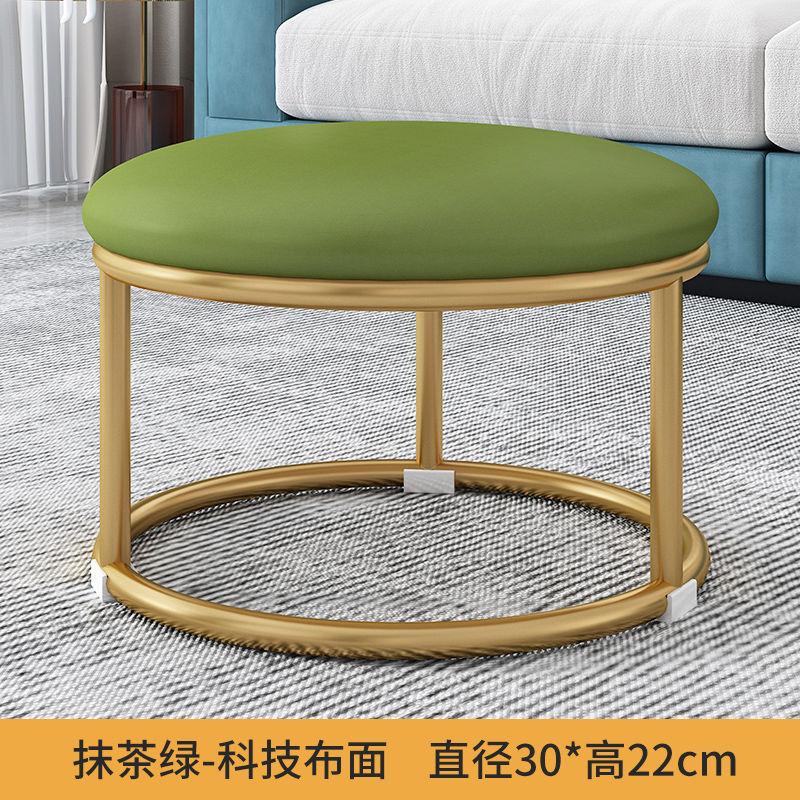 Nordic Fabric Craft Shoes Пеленальный столик Гостиная Дом Дверной проем Примерочная Диван Табурет Овальный Интернет Знаменитость Отдых Табурет