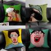 Смешные Смешные Персонажи Наволочка Наволочка против пылевых клещей Невидимая молния Шелковистый короткий плюш Чехол для диванной подушки