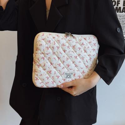 Сумка для ноутбука 11 дюймов/14 дюймов/15 дюймов, чехол для ноутбука с цветочным принтом, стеганый чехол для переноски ноутбука, чехол, сумка для компьютера, сумка для хранения планшета