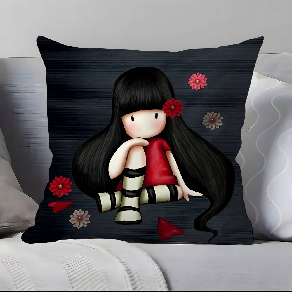 S-S-Suzanne W-Woolcott'S S-Santoro G-Gorjuss Pillow Case Pillowcase Soft Skin Friendly & Comfortable With A Hidden Zipper