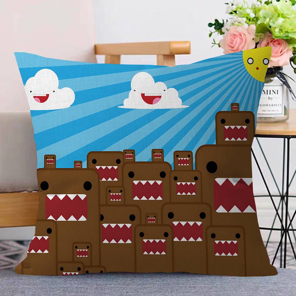 Cartoon D-Domo K-Kun Pillow Gift Home Office Decoration Bedroom Sofa Car Cushion Cover Case 45X45