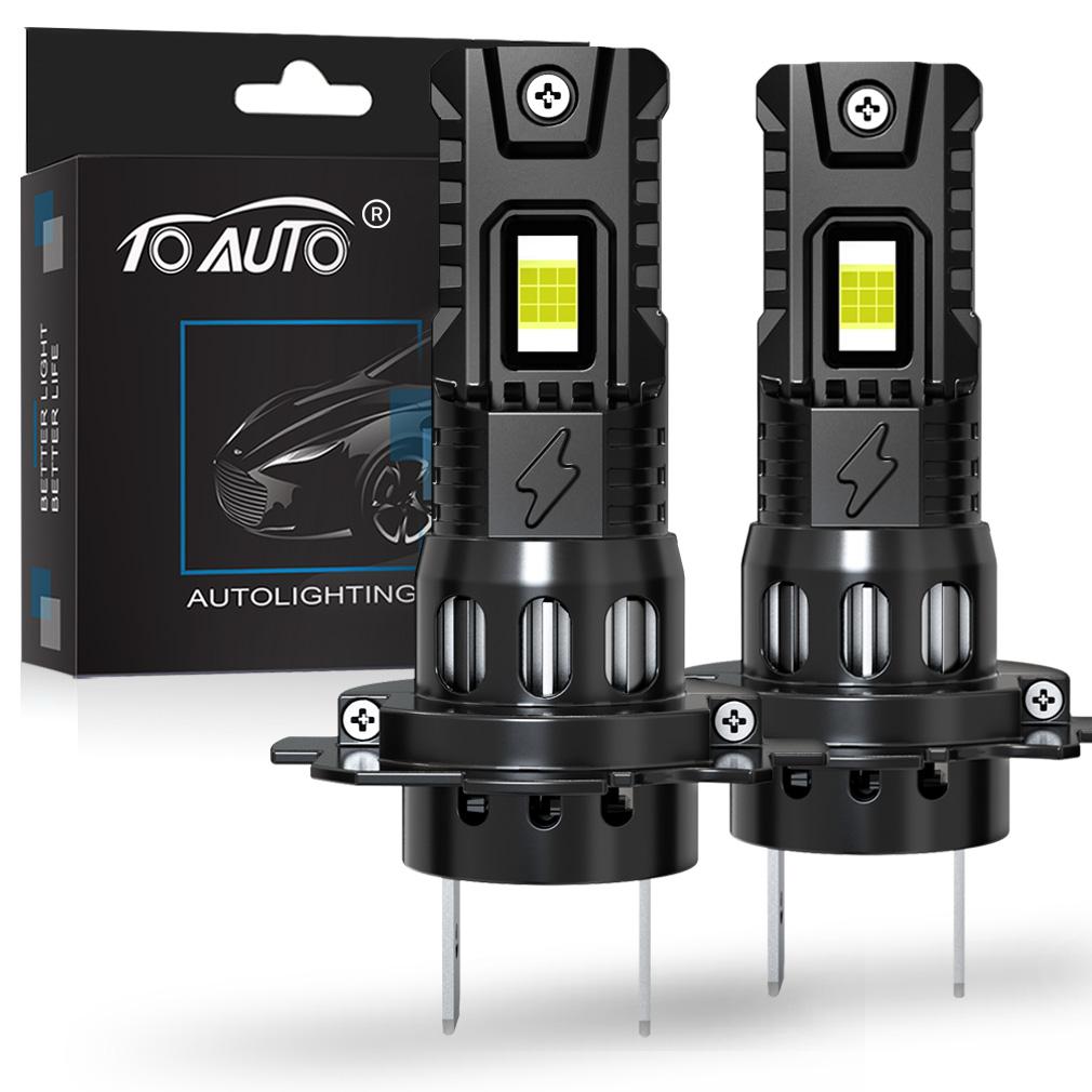 TOAUTO H7 Led Lights 25000LM 70W H4 Led H11 H8 Hb3 9005 Hb4 9006 Car Headlight Bulbs Canbusr Auto Turbo Fog Lights 6500K 12V 24V