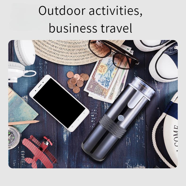 Портативная электрическая кофемашина, беспроводная американская концентрированная капсульная кофемашина, уличная машина