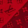 Great LOUIS VUITTON Scarf Escalp Logo Mania Monogram fringe wool Women M72432 Used