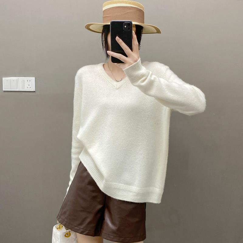 Женский свитер Qinghe 100% чистый кашемир - Ультрамягкий роскошный зимний пуловер