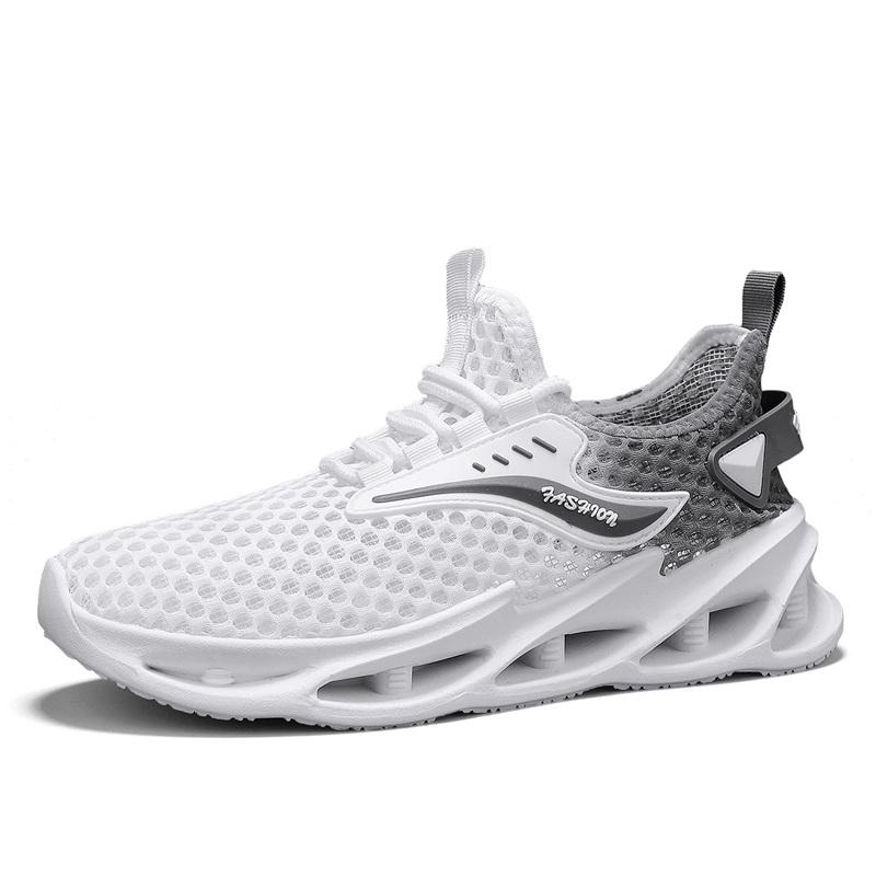 Мужская обувь Лето Новые дышащие сетчатые полые теннисные туфли Мужские кроссовки для бега Повседневная спортивная обувь для ходьбы Tenis Masculino