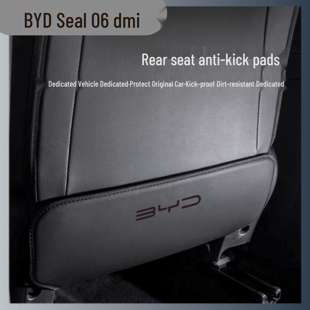 Кожаная накладка на подлокотник центральной консоли для 2025 BYD Seal 06DMI - Устойчивая к царапинам и грязи