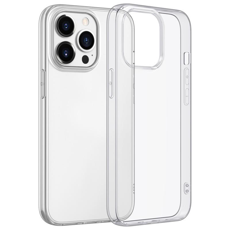 Прозрачный мягкий чехол из ТПУ с полной защитой для iPhone 16 Pro