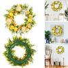 Yellow Flower Wreath for Front Door Garden Farmhouse Outdoor Garden Wedding