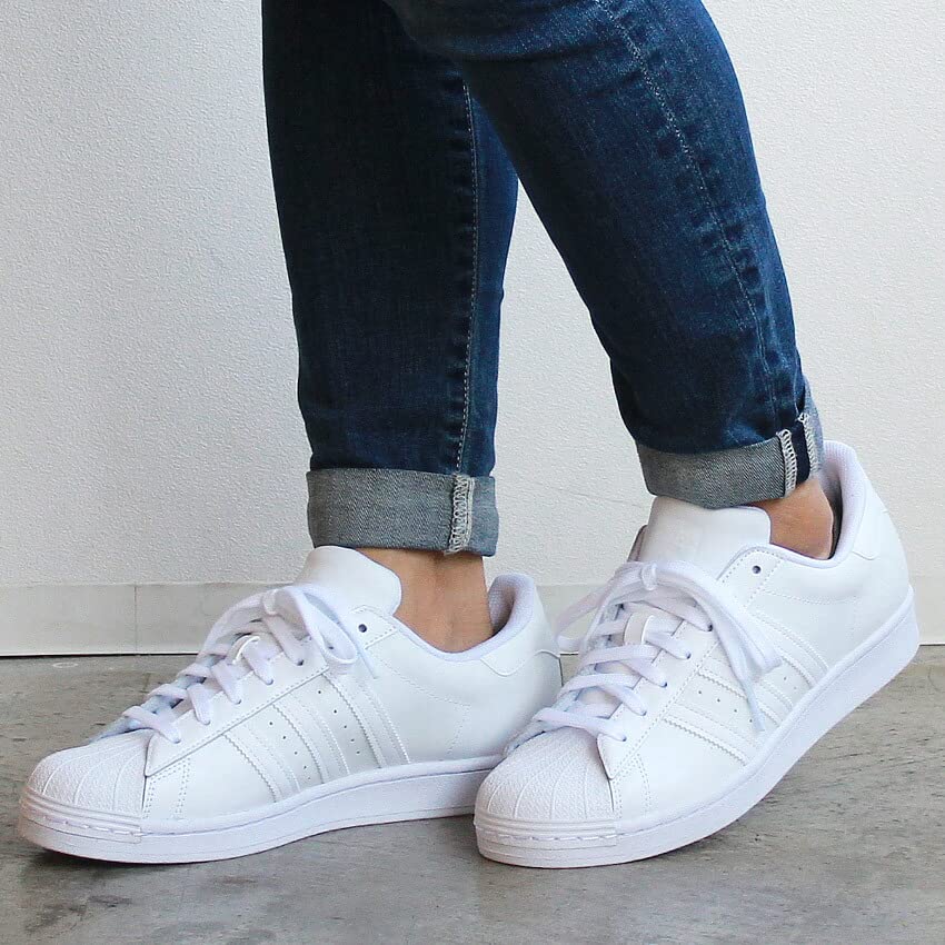 Adidas Originals Superstar UK Size White Men's Low-Top Sneakers, 6.5 (25cm), EG4960, [Used]