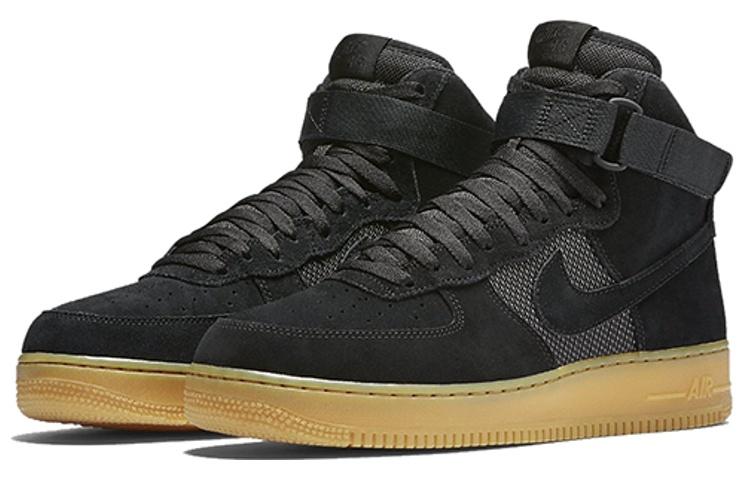 Nike Air Force 1 High 07 LV8 Черный с Коричневой Подошвой 806403-003