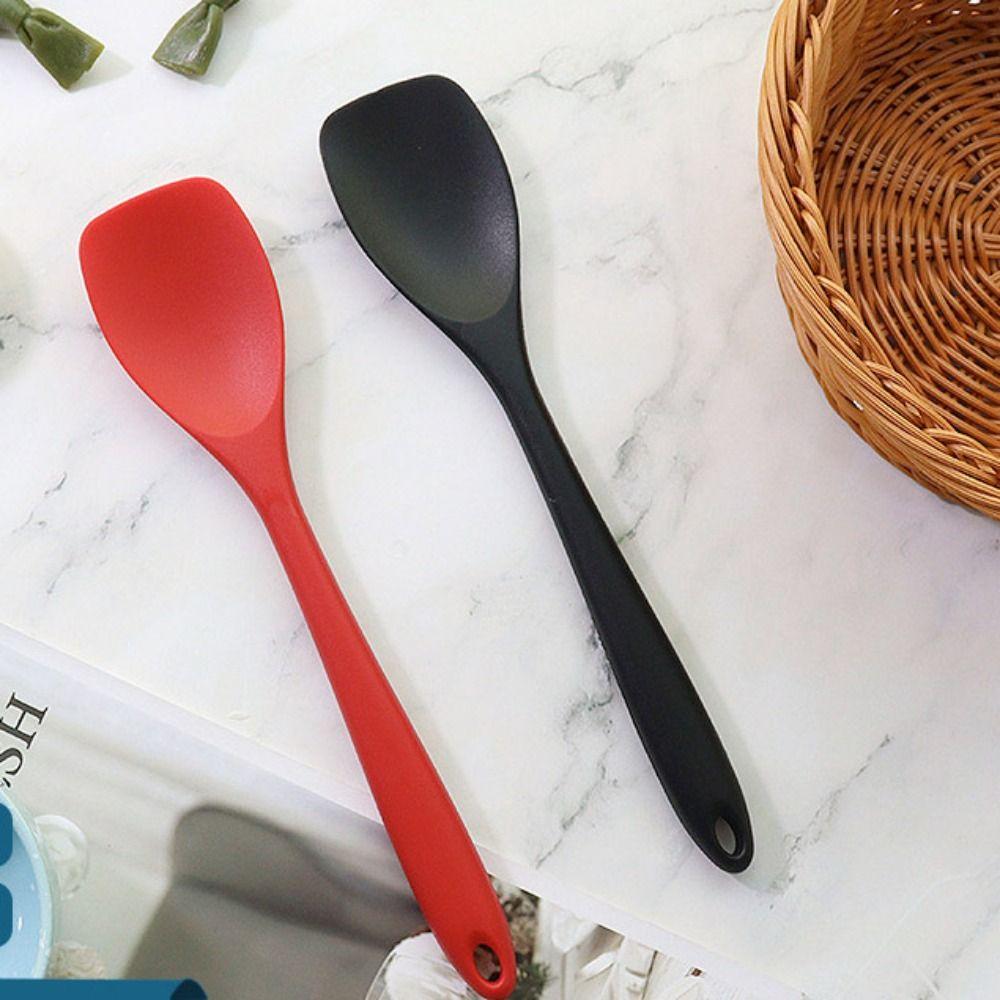 Heat Resistant Mixing Scraper Non Stick Duck Tongue Shovel Salad Mixing Spoon Butter