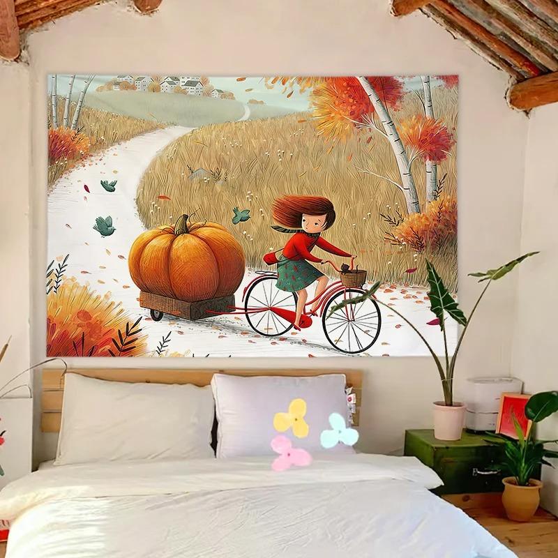 Вид на море Гора Фудзи Узор Спальня Гостиная Гобелен Домашнее украшение стены Гобелен