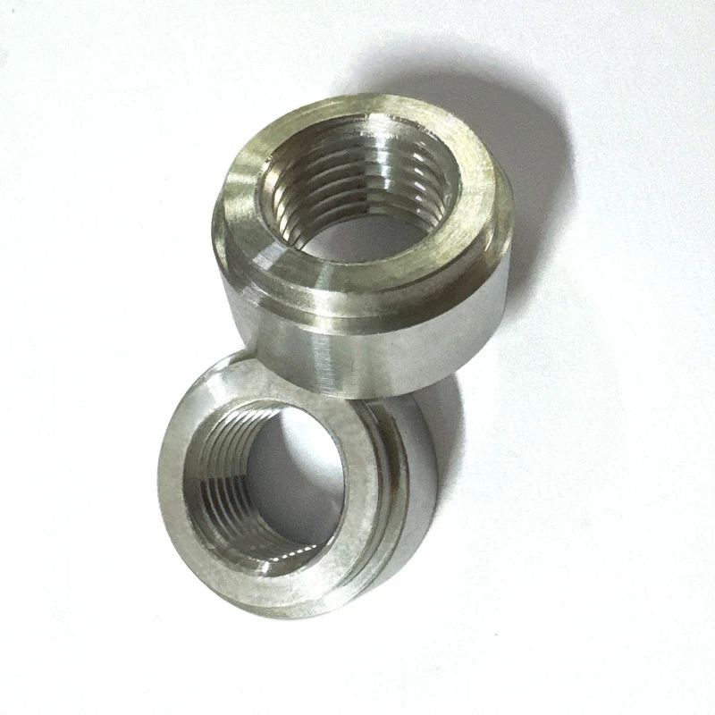 M14X1.5NPT PIPE Thread Weld Bung Adapter Aluminum Weld Connector Nut On Bung Pipe Fitting