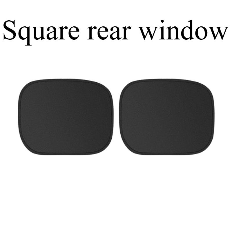 Электростатические шторы для бокового окна автомобиля, 4-слойная защита от солнца, складной солнцезащитный козырек для автомобиля, 99,9% блокировка УФ-лучей