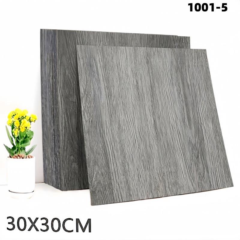 Самоклеящаяся ПВХ плитка с текстурой дерева: Водонепроницаемый, влагостойкий, износостойкий для полов и стен спальни, гостиной, ванной комнаты.