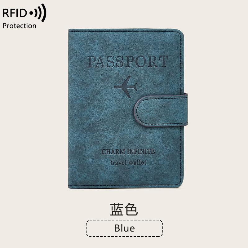 Новая противокражная сумка-кошелек для паспорта с эффектом кожи, многофункциональная портативная сумка для документов, дорожный держатель для паспорта