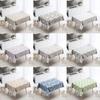 Cartoon Floral Tablecloth Home Decor Anti-Stain Waterproof Table Decoration Rectangular Kitchen Fireplace Countertop