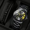 Fashion Men's Watches Luminous Wheel Watches Business Sports Casual Watches Quartz Steel Watches,Gifts for Men