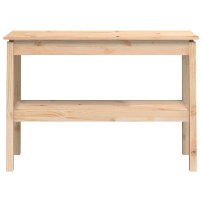 VidaXL Console Table 110x40x75 Cm Solid Pine Wood 814299
