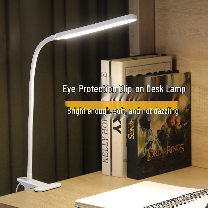 USB LED Clip-On Eye Protection Desk Lamp for Reading and Writing (Customizable)