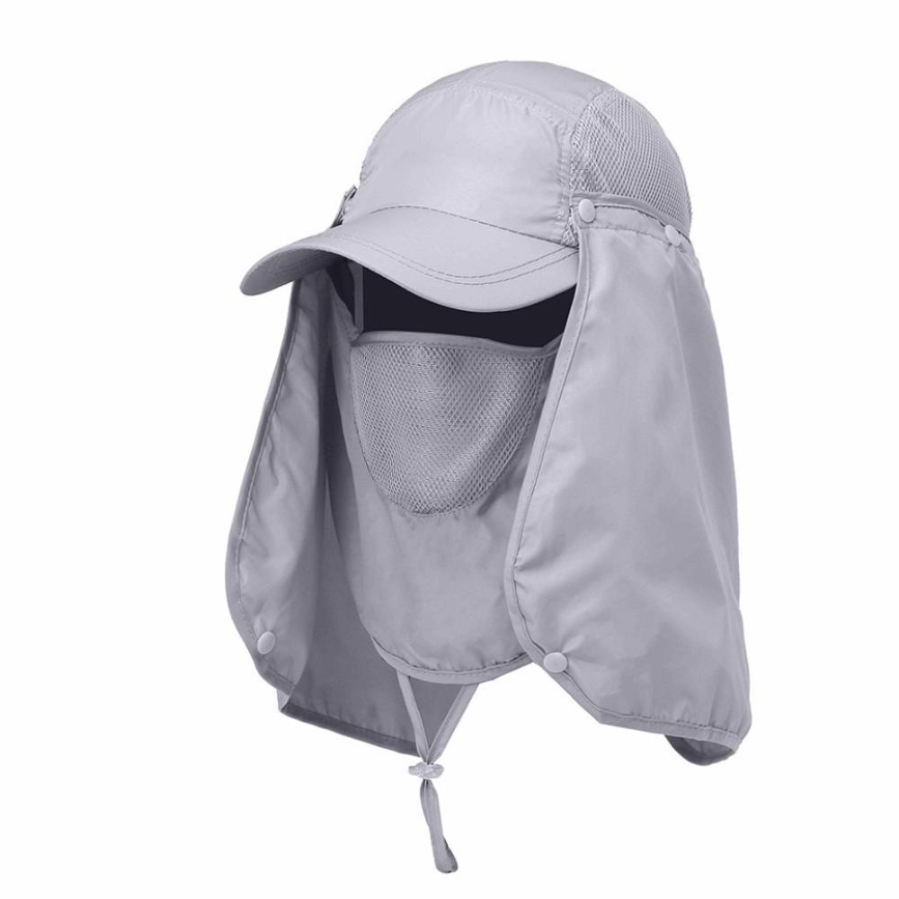 UPF 50+ Fishing Hat Detachable Fishing Bucket Hat Portable Fishing Sun Hat For Men