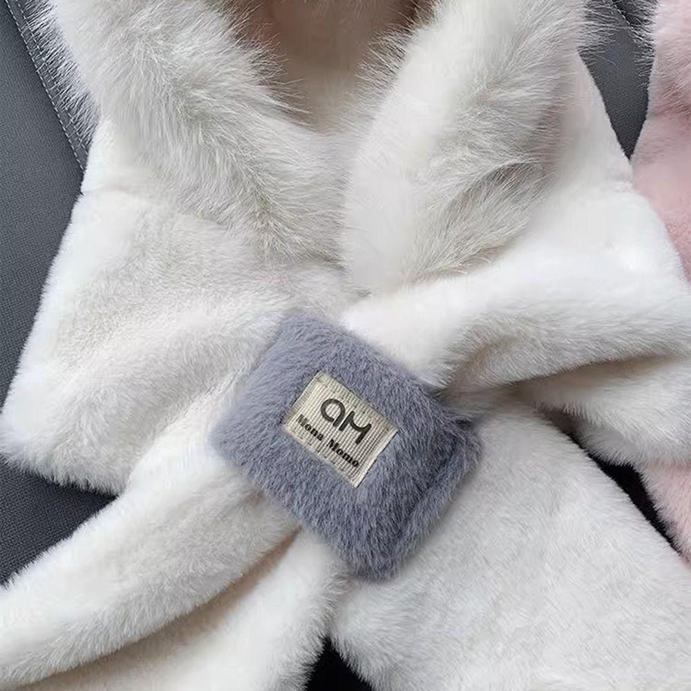 Ветрозащитная Утепленная Шапка Защита Ушей Теплая Шапка Милая Шапка-Шарф Осень Зима