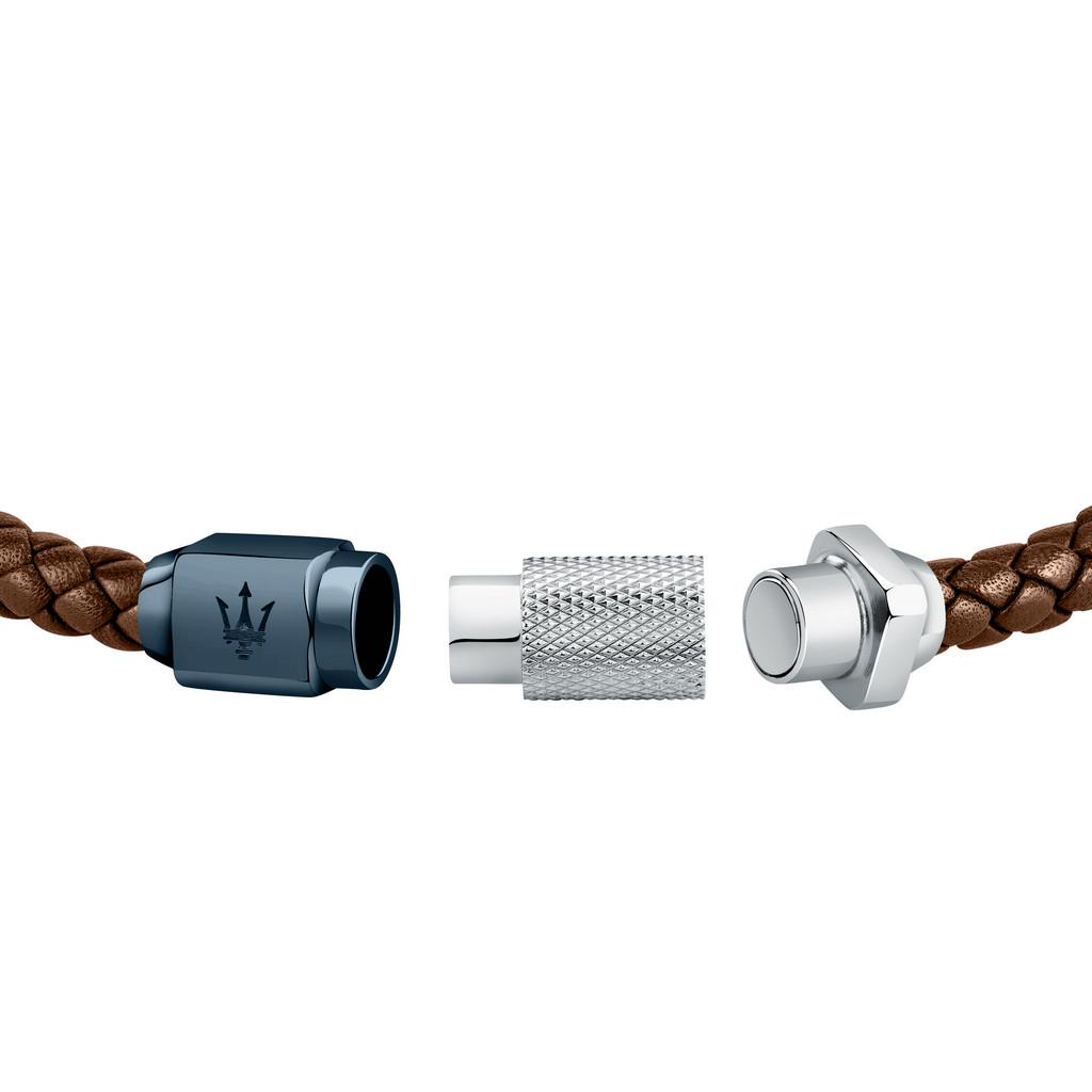 Maserati Браслет Jewels из переработанной кожи и нержавеющей стали JM223AVE15 - для мужчин