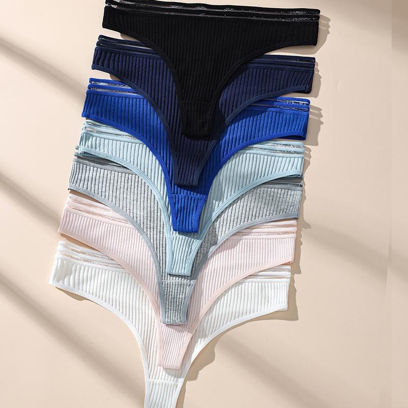 Сексуальное нижнее белье женские трусы с радужным поясом и низкой талией, утягивающие бедра, трусики-трусики из чистого хлопка с антибактериальным эффектом