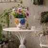 Creative hand-painted rose flower pot Resin Crafts Rose Eyes Colorful Abstract Beauty Face Flower Pot for Indoor Outdoor Plants